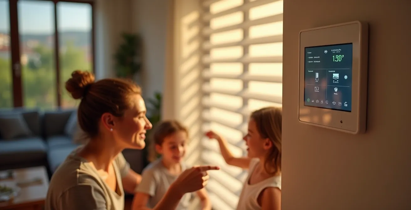 Sistema automatizzato di tapparelle per controllo solare passivo