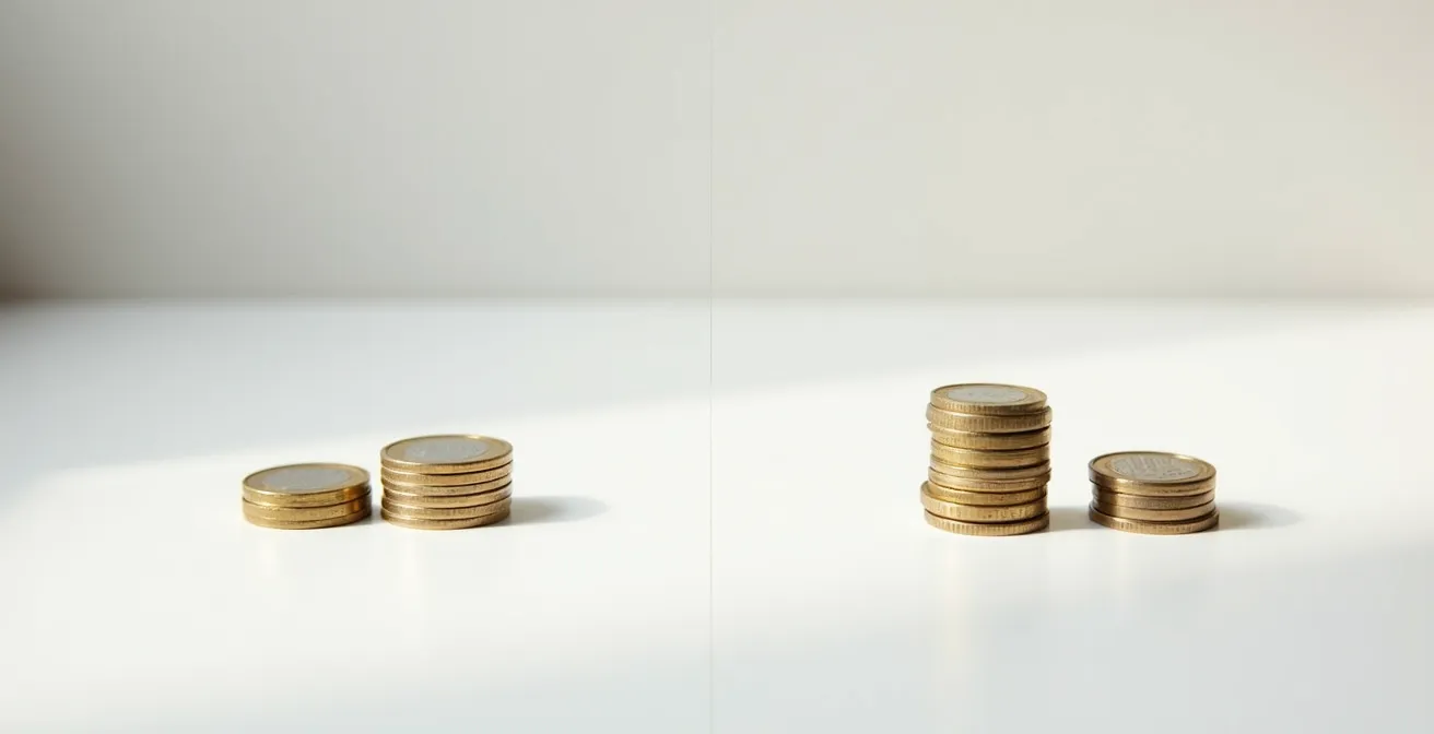 Confronto visivo tra meccanismo di deduzione e detrazione fiscale