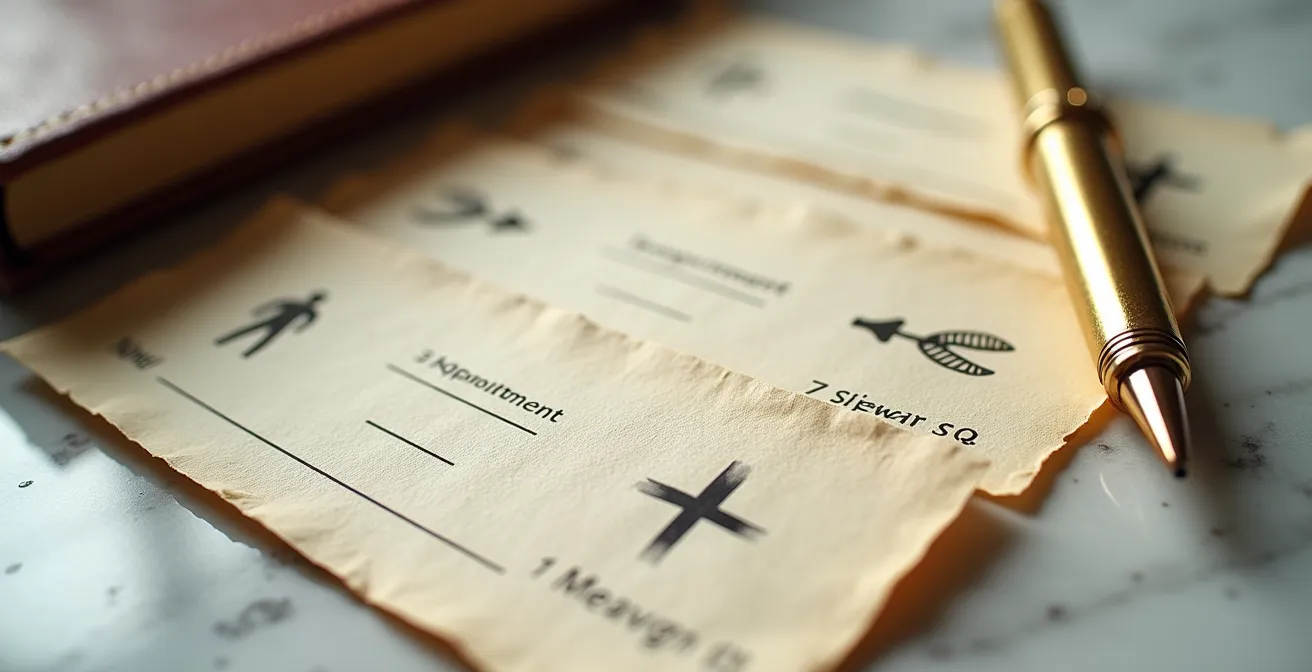 Calendario visuale degli screening essenziali per donne in menopausa